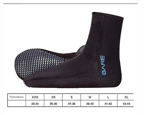Bare 2mm Non-Slip Neoprene Diving Socks