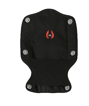 Backplate padding for diving (Hollis).