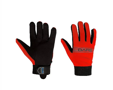 Bare Tropic Sport 2mm Red Gloves
