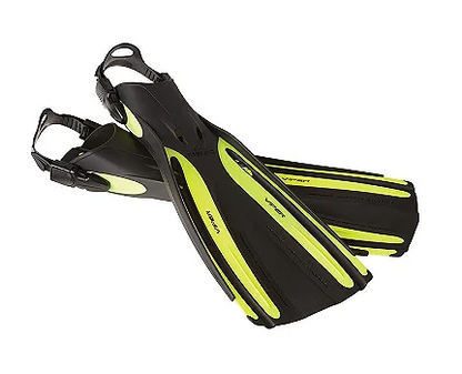 Yellow Oceanic Viper Open Heel Fin