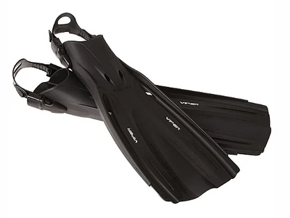 Black Oceanic Viper Open Heel Fin